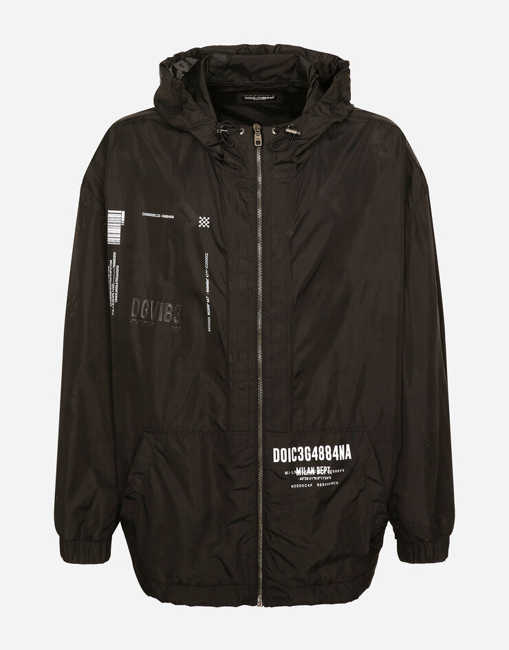 Dolce & Gabbana ジャケット テクニカルファブリック DGVIB3プリント ブラック G9ZV4TGH398
