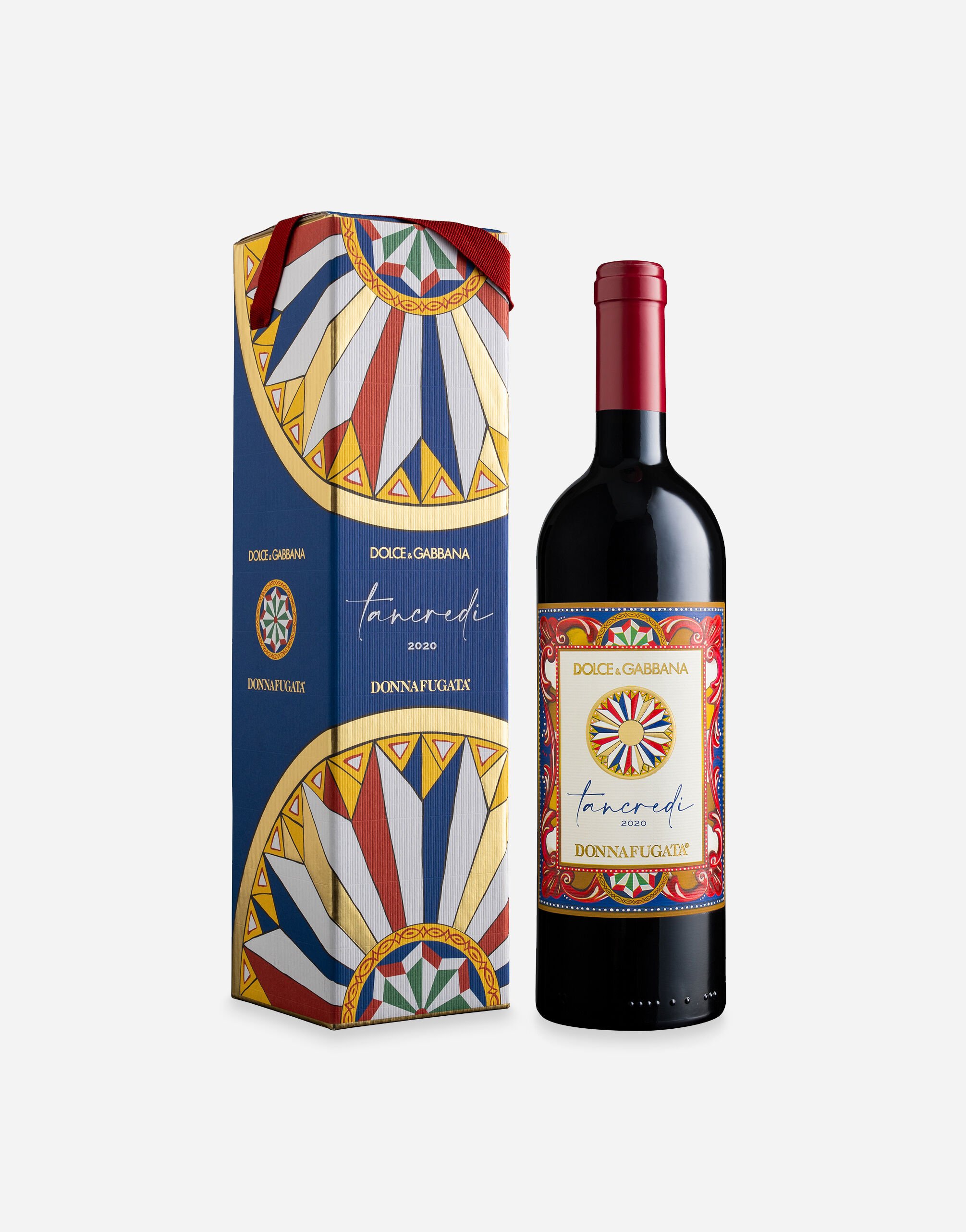 Dolce & Gabbana TANCREDI 2020 - Terre Siciliane IGT Rouge (0,75 l) Étui une bouteille Multicolor PW0419RES15