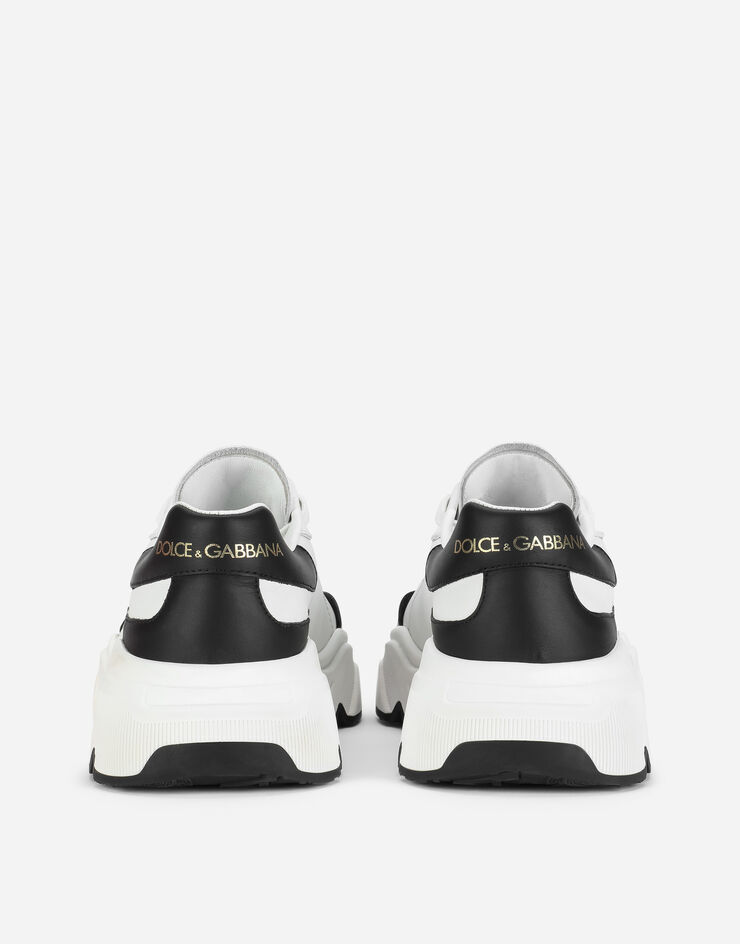 Dolce & Gabbana Sneaker Daymaster in vitello nappato Bianco/Nero CK1791AX589