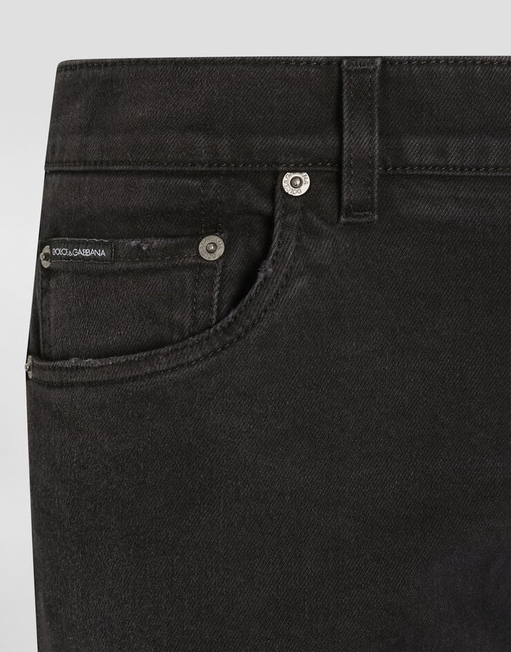 Dolce&Gabbana Slim fit stretch denim jeans with subtle abrasions Multicolor GY07CDG8JT5