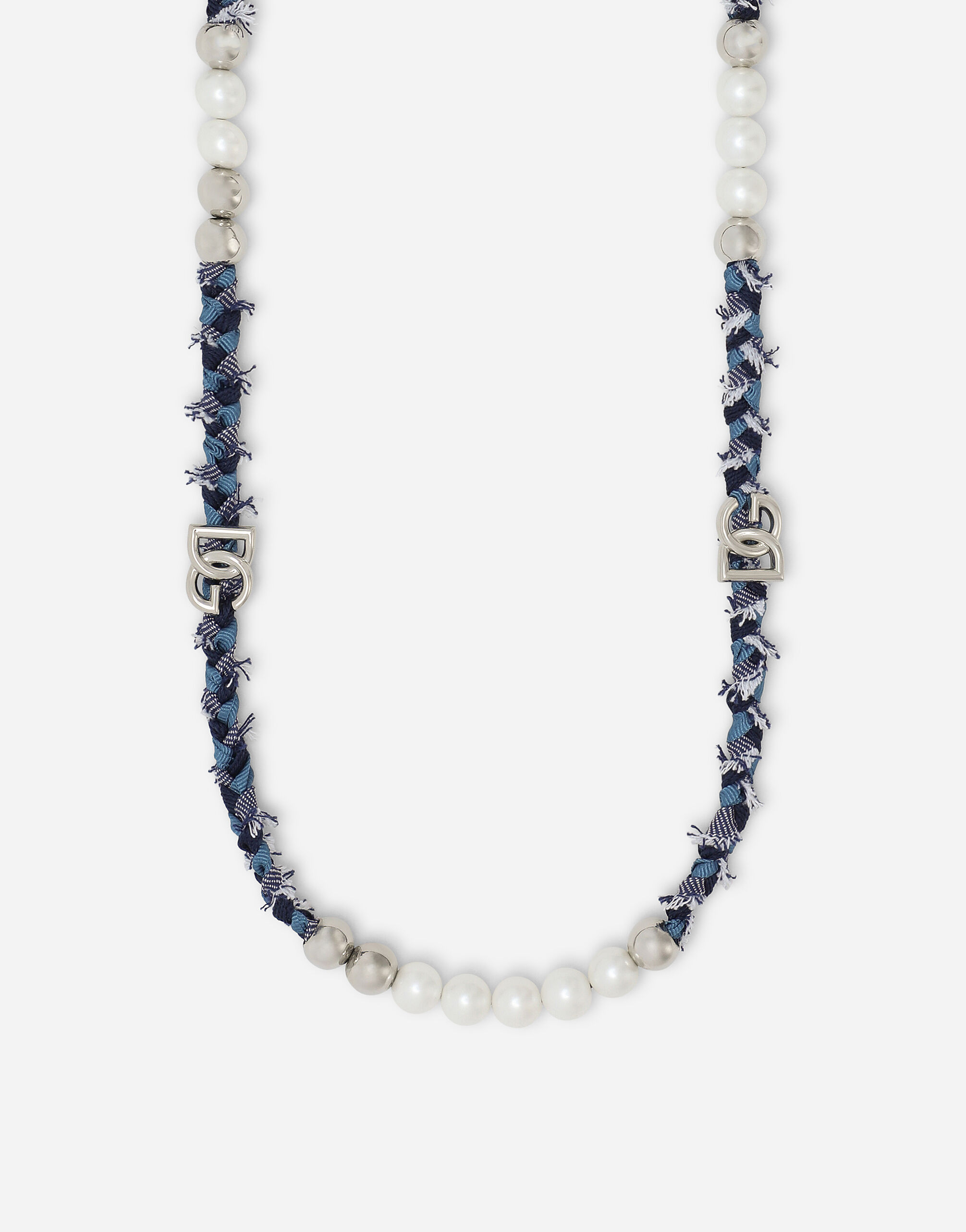 Interwoven necklace top
