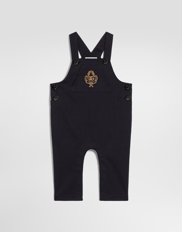 Dolce & Gabbana Cotton overalls with patch Dolce & Gabbana Cotton overalls with patch Blue L15P51FUFOG