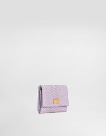 Dolce & Gabbana Python wallet Lilac BI0770A2J57