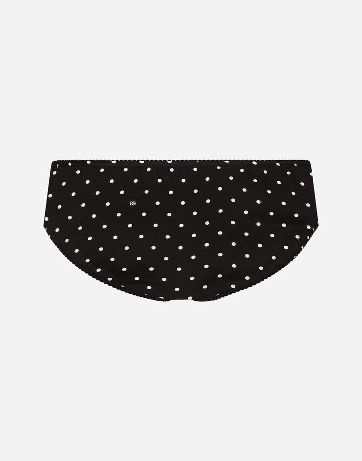 Dolce & Gabbana Polka-dot silk panties Print O2B23TON00R