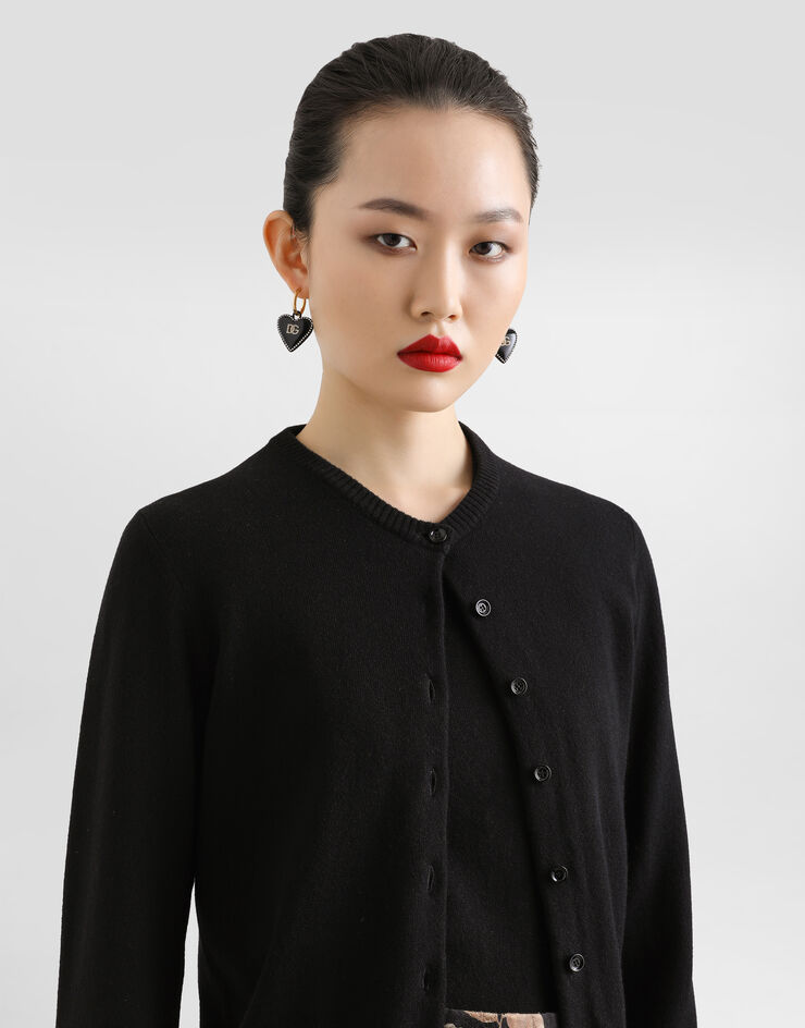 Dolce & Gabbana Cashmere cardigan Black FXVA3ZJDVC2