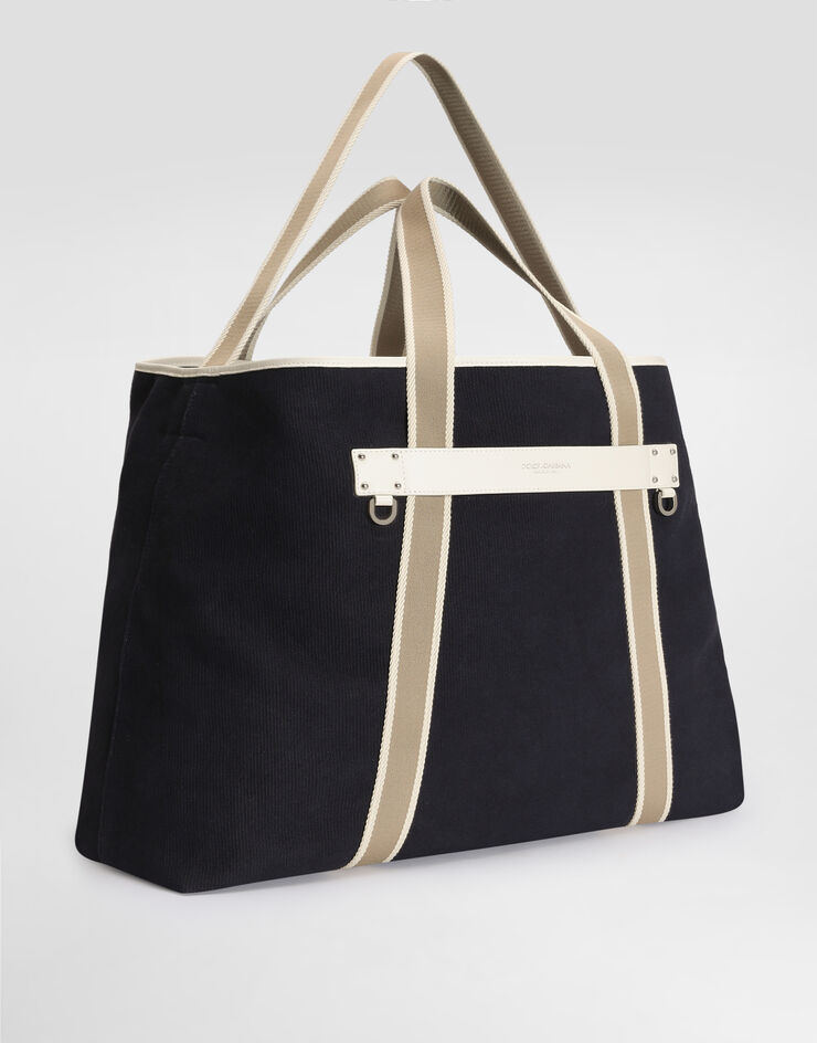 Dolce & Gabbana Shopper Essenza aus Canvas Multicolor BM2614A0754