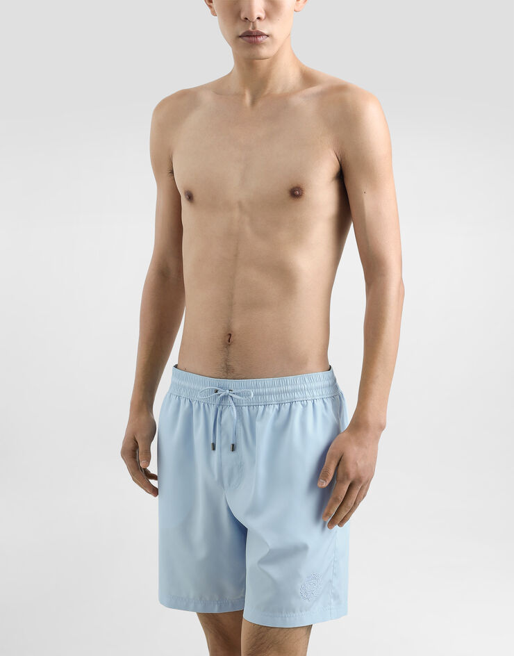 Dolce & Gabbana Medium swim boxer shorts Azure M4E45TONR58