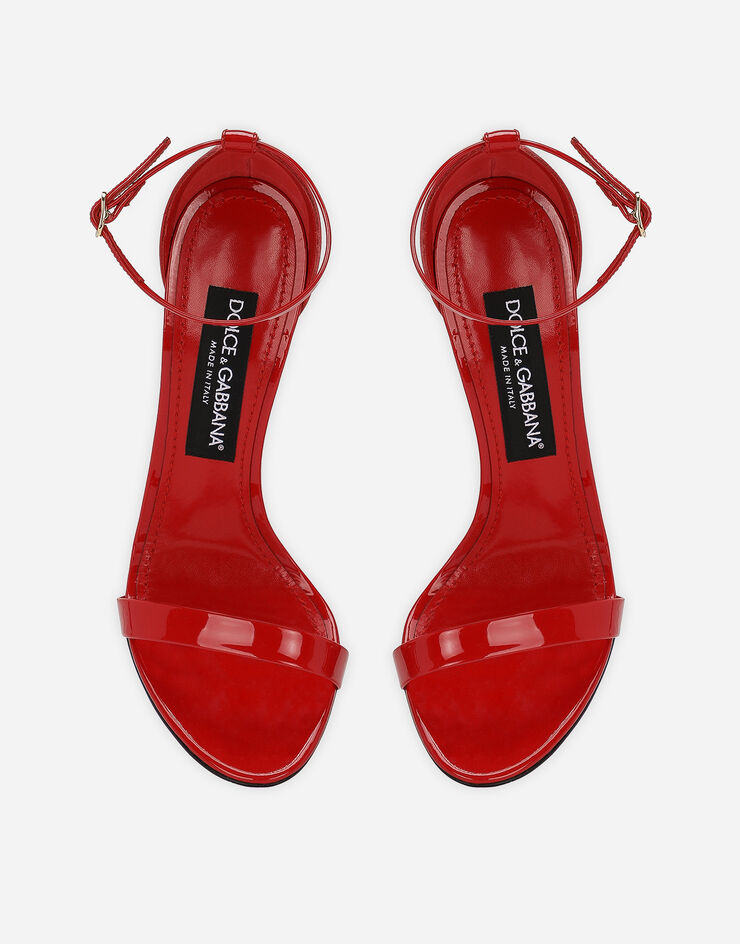 Dolce&Gabbana Patent leather sandals Red CR1339A1471