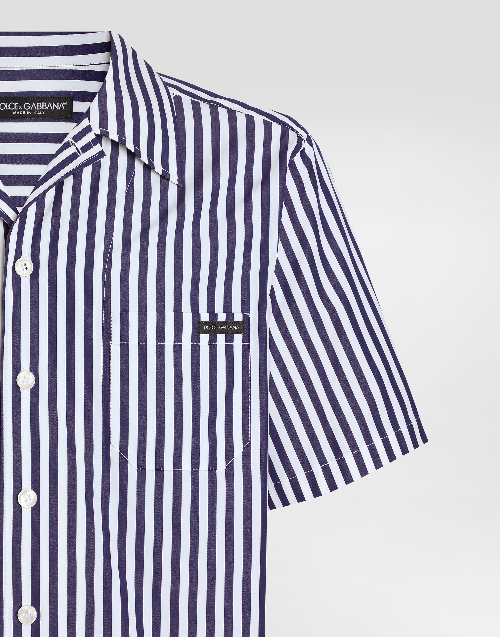 Hawaii striped poplin shirt - thumbnail 3