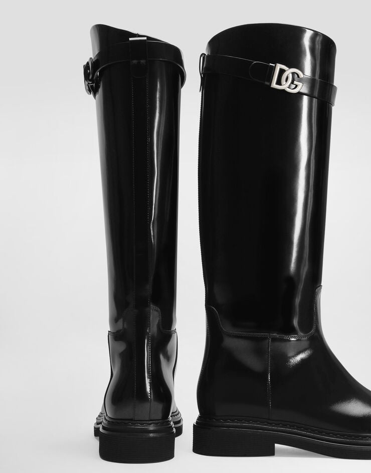 Dolce & Gabbana Calfskin boots Black CU1141A5185