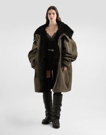 Dolce & Gabbana Wool and cashmere miniskirt Black FXO30TJBME2