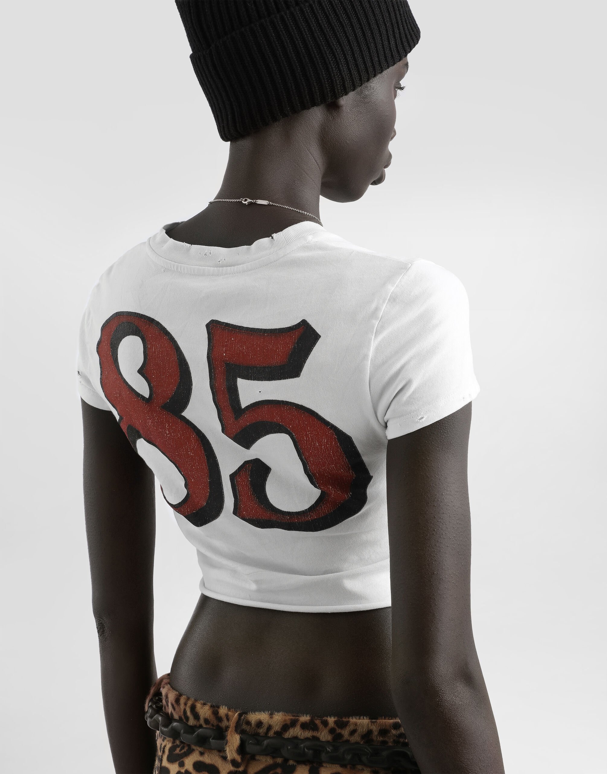 Jersey t-shirt with print in Multicolor for Women