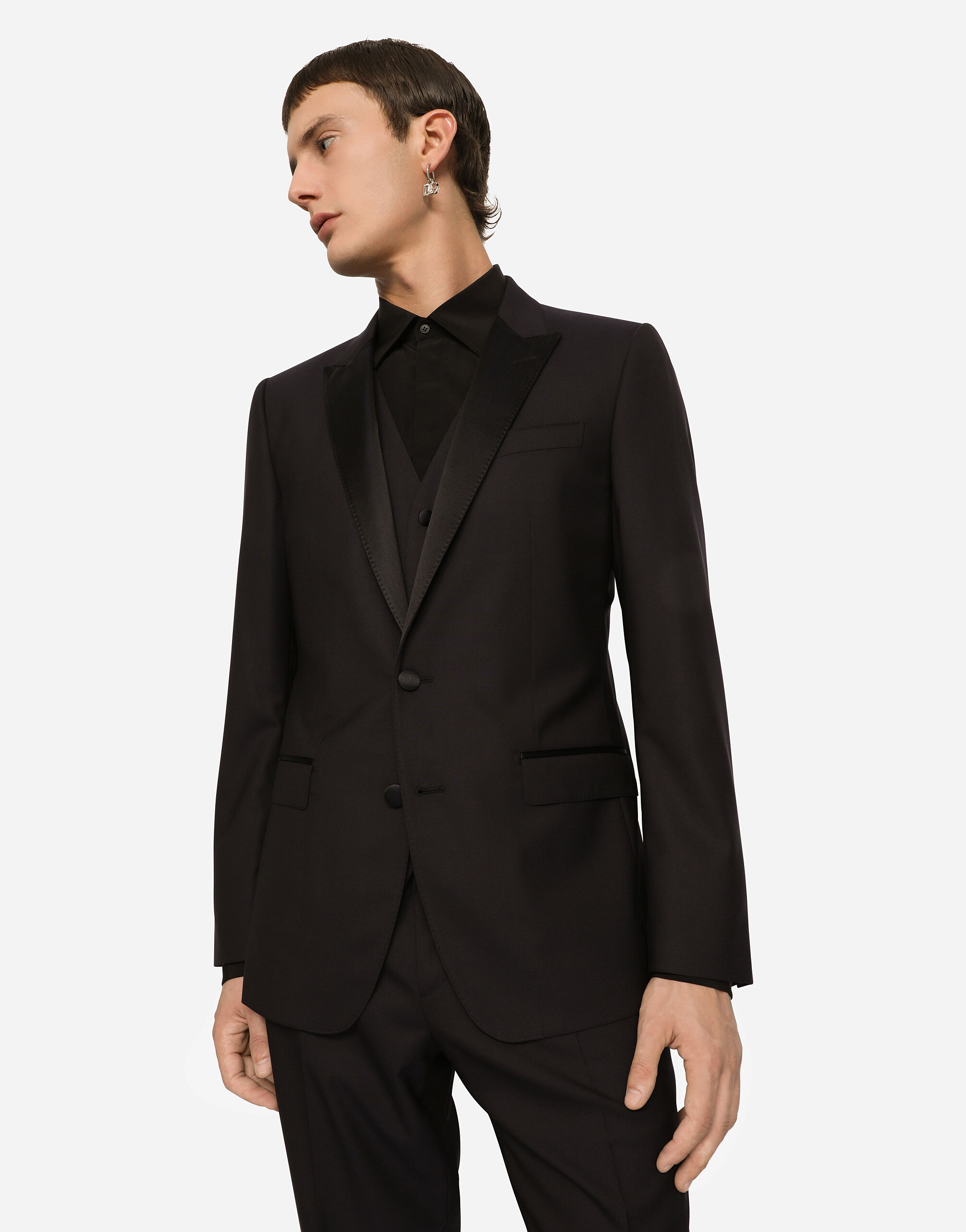 Blue hotsell silk tuxedo