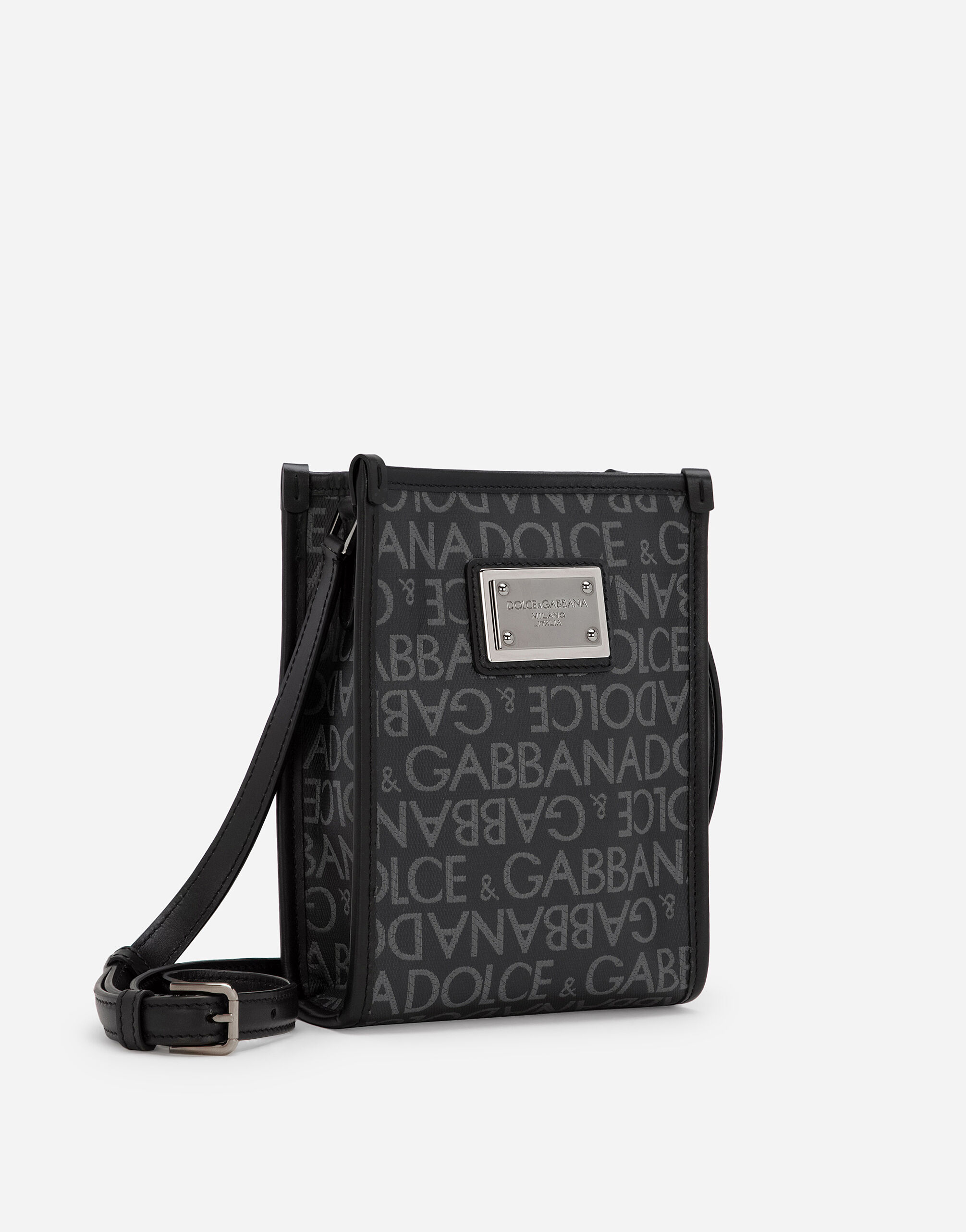 Small printed jacquard shopper in Multicolor for Men | Dolce&Gabbana® US