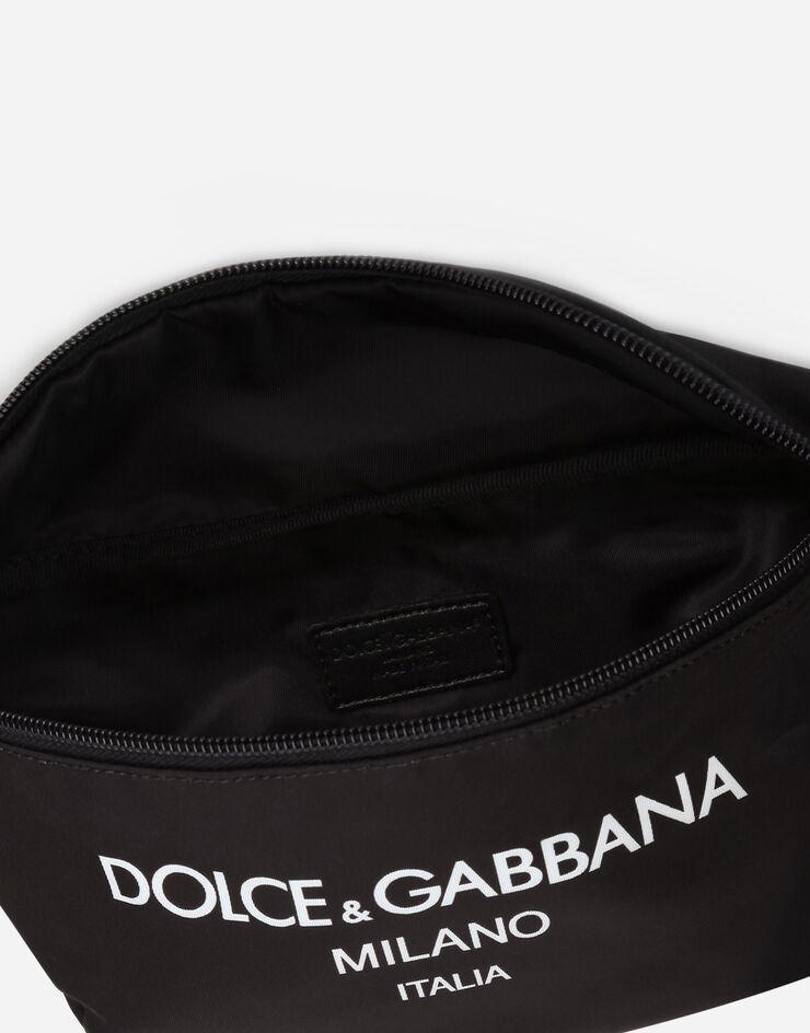 Dolce & Gabbana Gürteltasche aus nylon logo Dolce&Gabbana Milano SCHWARZ EM0072AJ923