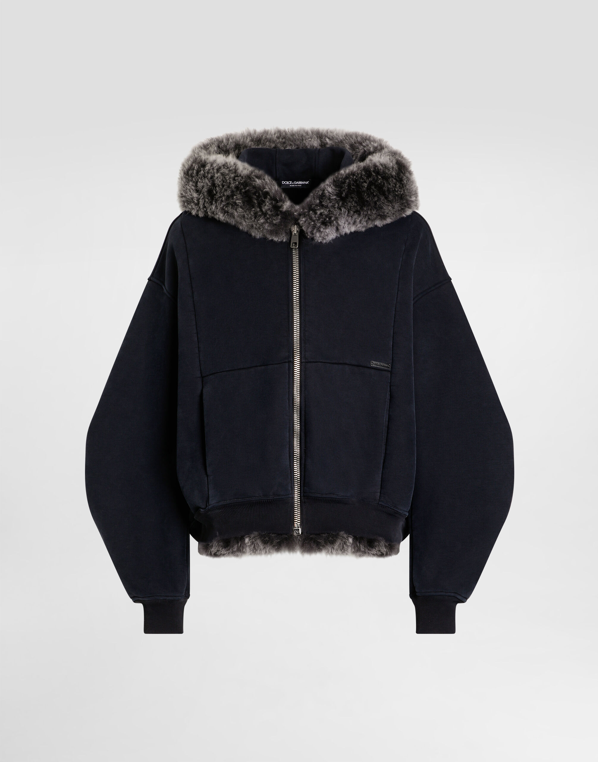 DOLCE & GABBANA ネイビー トレーナーフード付き DOLCE & GABBANA ネイビー トレーナーフード付き DOLCE