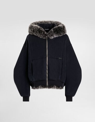 Dolce & Gabbana Hooded sweatshirt Black G9BVOZG7PLD