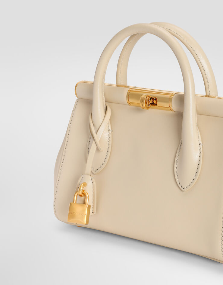 Dolce & Gabbana Mini Marlene day handbag in calfskin Dolce & Gabbana Mini Marlene day handbag in calfskin White BB7744A3G19