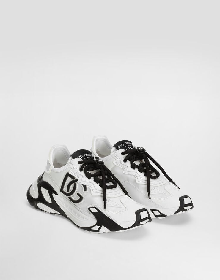 Dolce & Gabbana Day faster viscose fabric sneakers White CK2355AL808