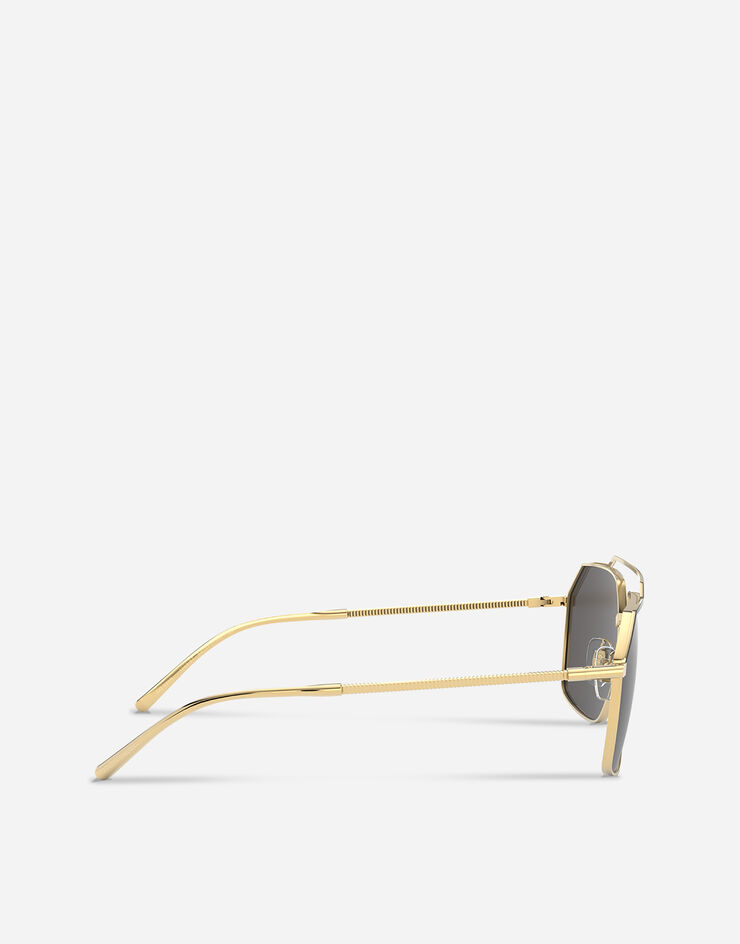Dolce & Gabbana Gros grain sunglasses GOLD AND BLACK VG2250VM887
