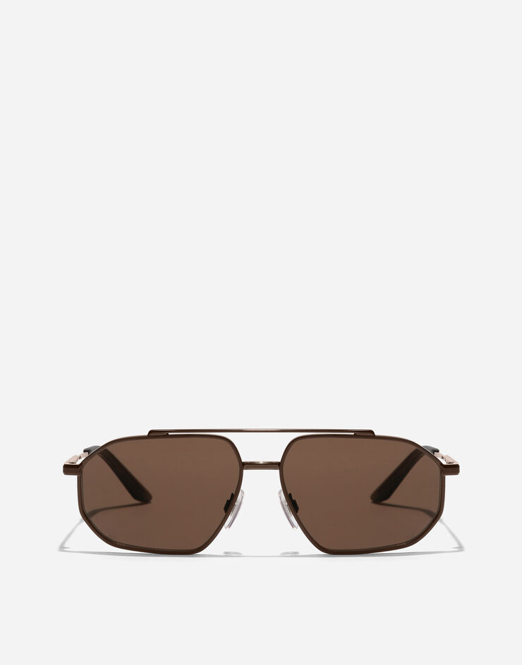 Dolce & Gabbana Lunettes de soleil Metal Classic Marron VG2328VM673
