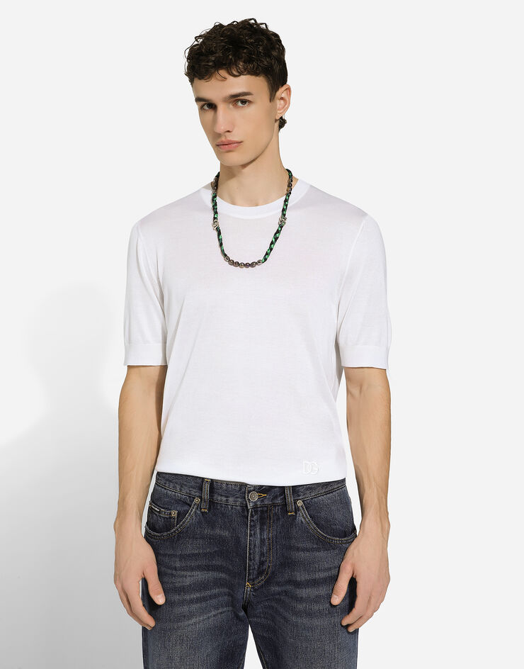 Dolce & Gabbana “Banano” interwoven necklace 蓝 WNQ1B1W1111