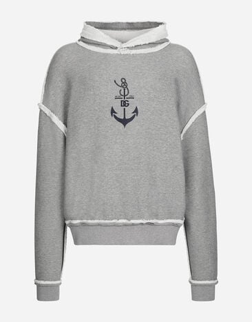 Dolce & Gabbana Sweat-shirt à capuche et imprimé marine Imprimé G9AQVTHI7X6