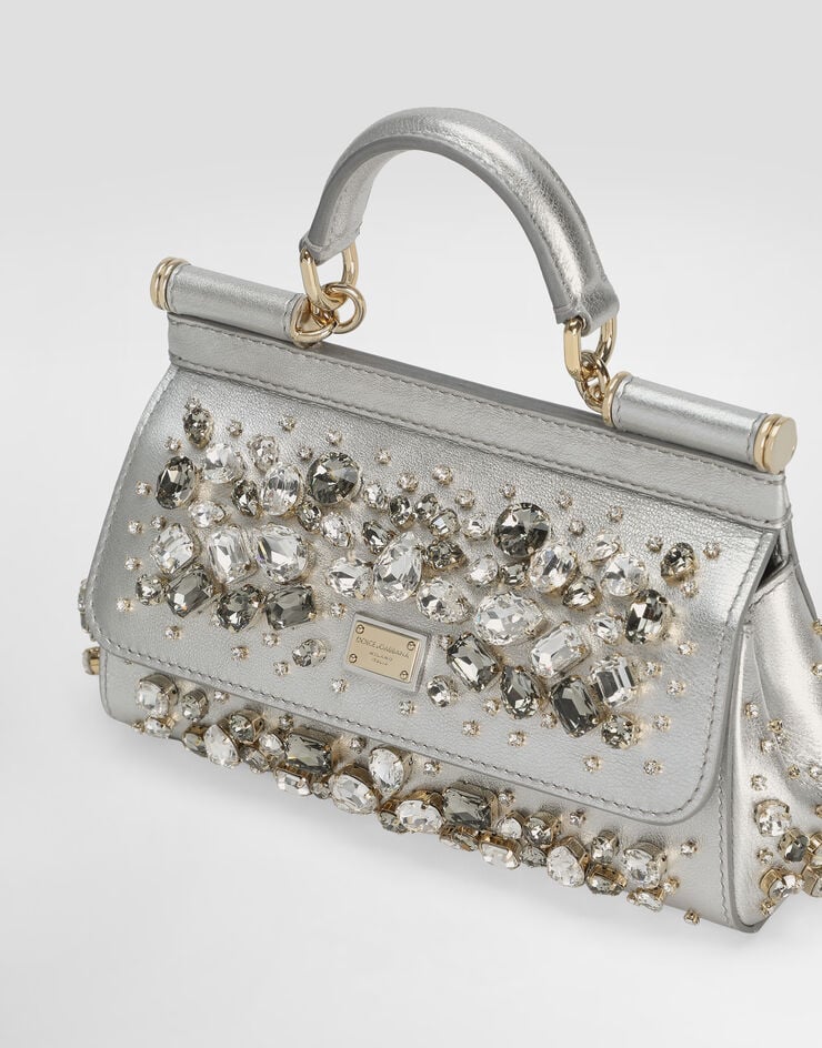 Dolce & Gabbana Henkeltasche Sicily klein Mehrfarbig BB7116BH743