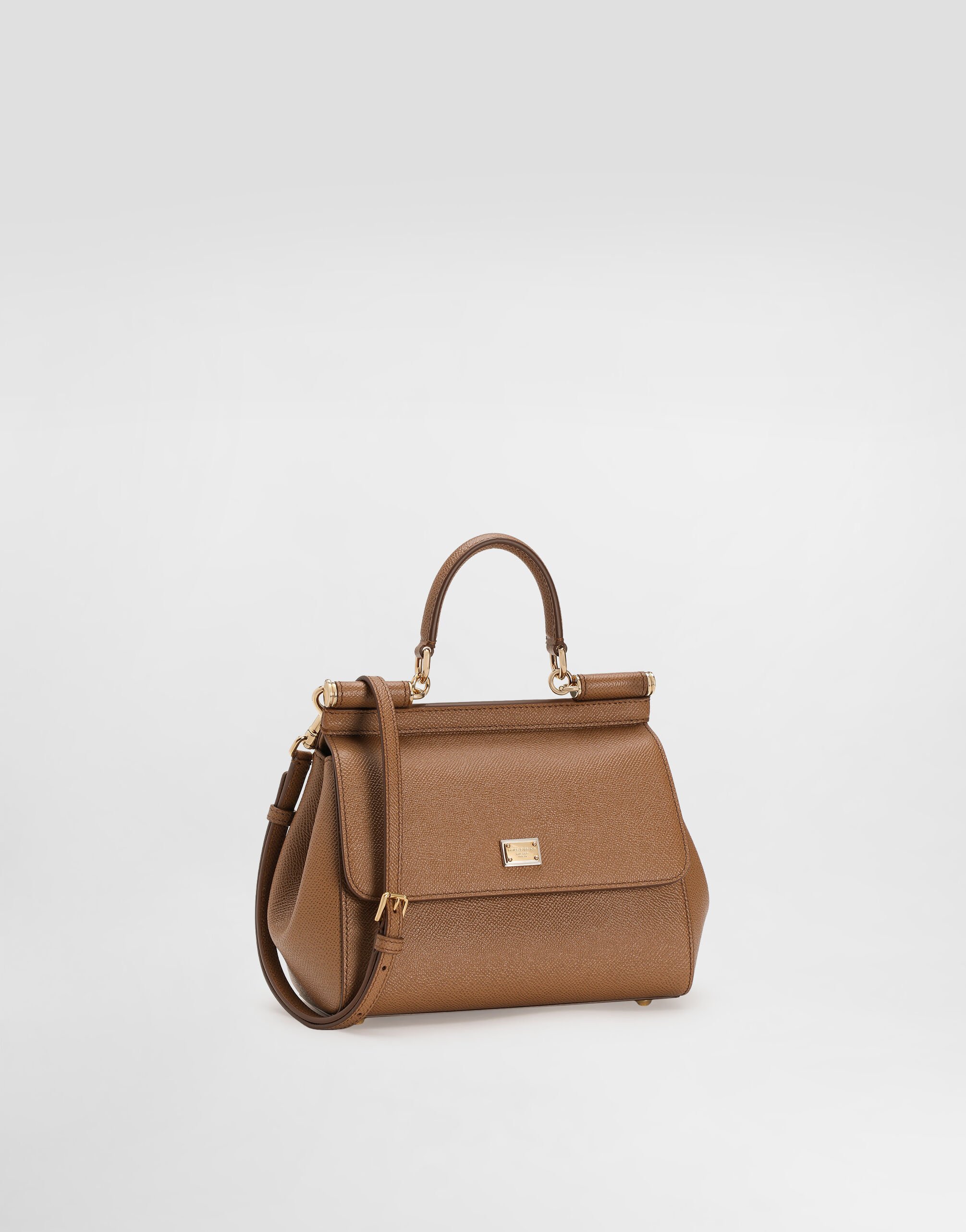 Medium Sicily handbag in Brown for Women | Dolce&Gabbana® US