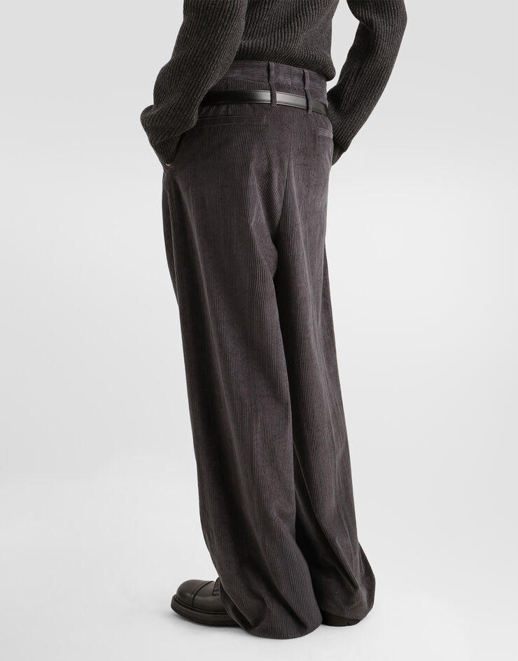 Dolce & Gabbana Velvet trousers Dolce & Gabbana Velvet trousers Grey GP15WTFUWEQ