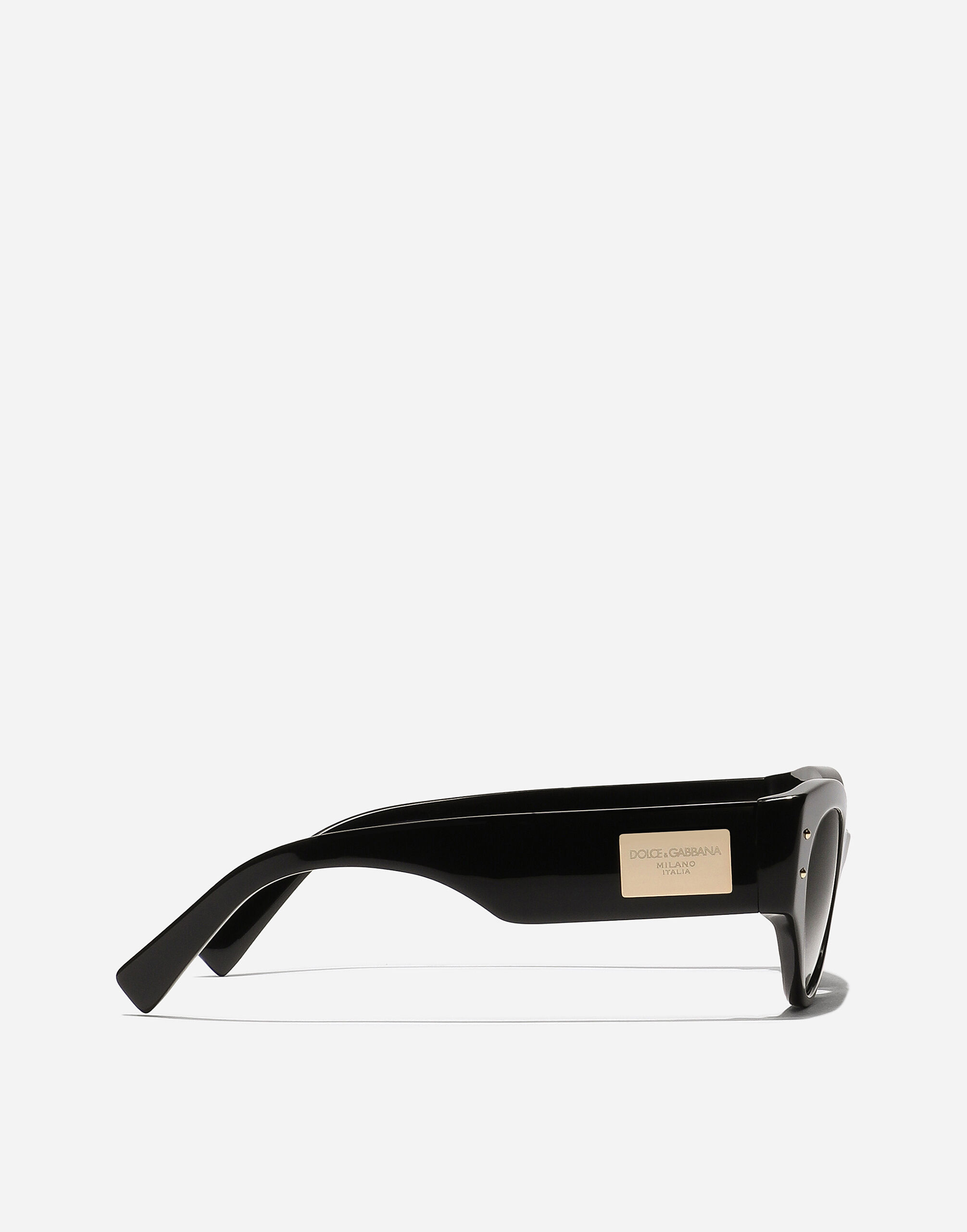 ブラックのウィメンズ DG LOGO PLAQUE サングラス | Dolce&Gabbana®