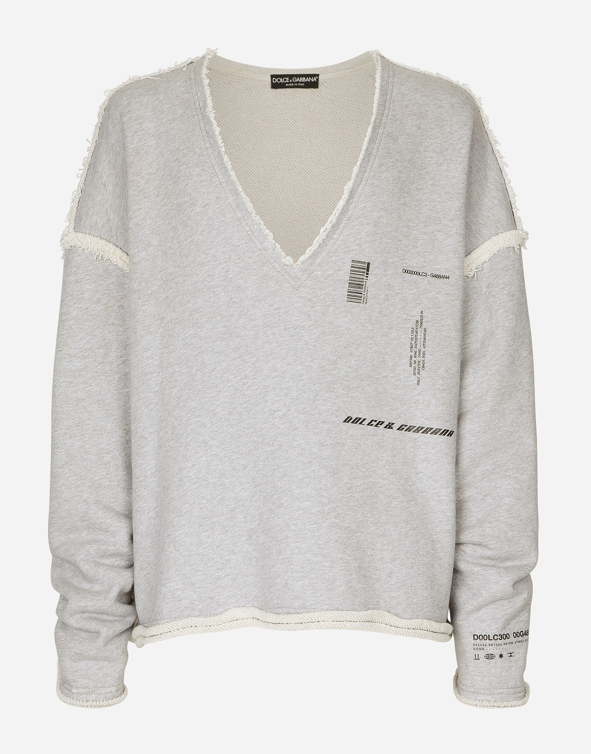 Dolce and gabbana grey sweatshirt online