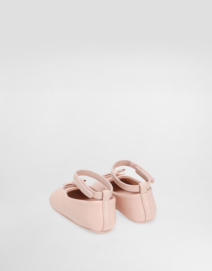Dolce & Gabbana Ballerina aus Nappaleder Rosa DK0065AB793