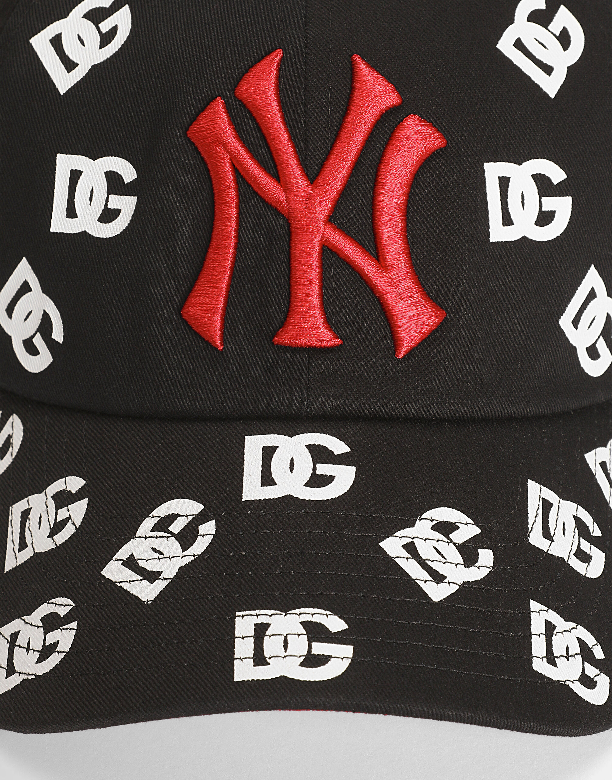 Dolce&Gabbana X '47 New York Yankees Logo-Print Baseball Cap in