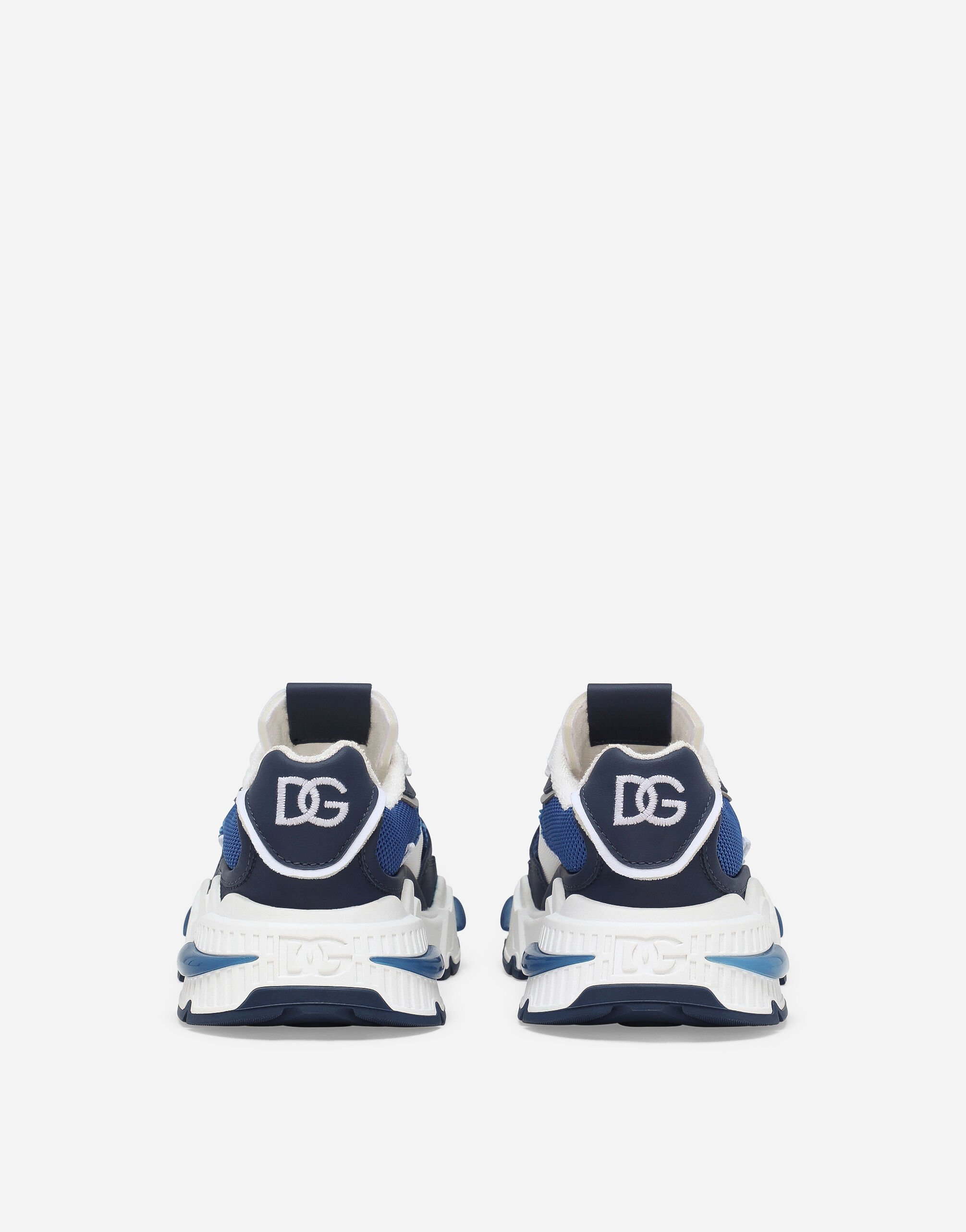 Mixed material Air Master sneakers in Blue for Men Dolce Gabbana US