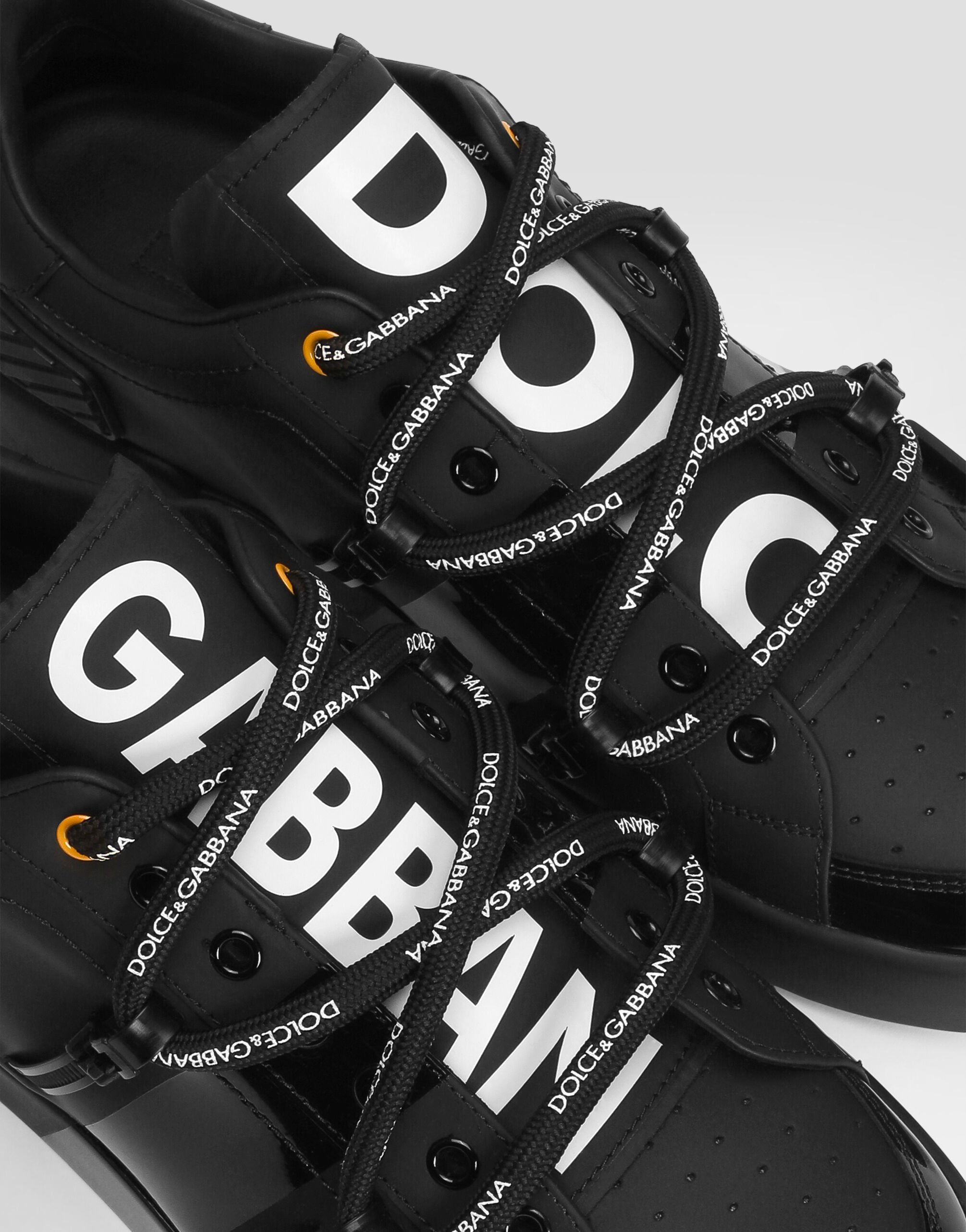 Dolce and shop gabbana leather sneakers