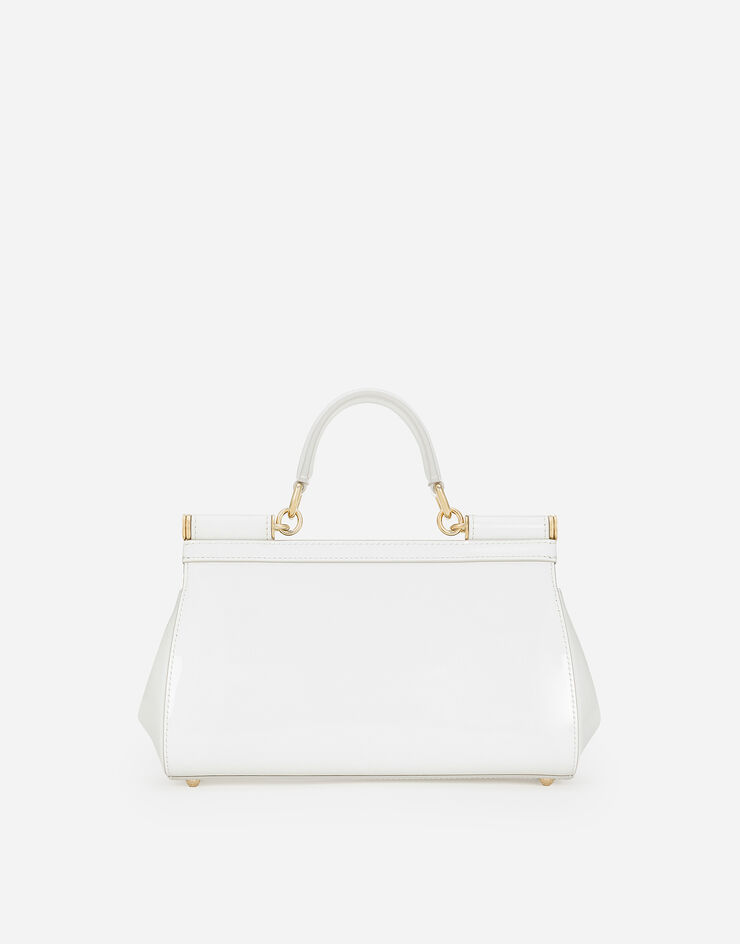 Dolce & Gabbana Henkeltasche Sicily länglich Weiss BB7652B1471