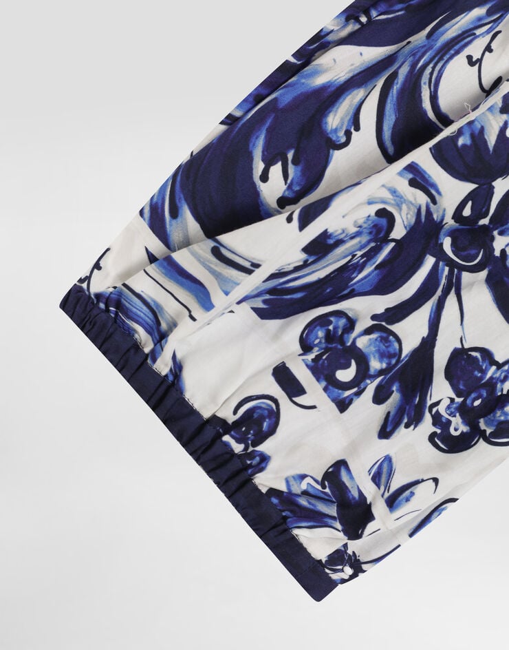 Dolce & Gabbana Majolica-print cotton top Print I7S12WFI5JK