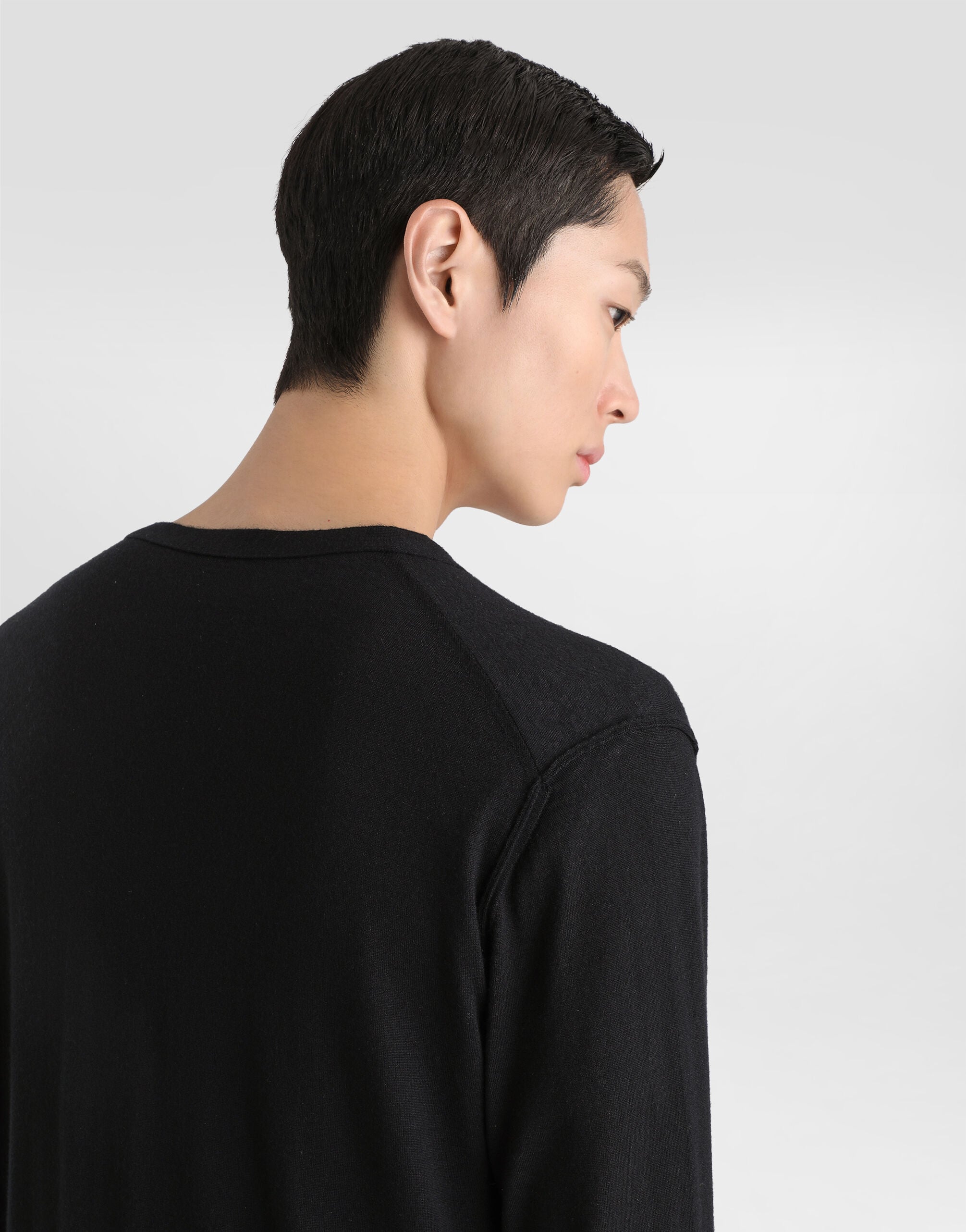 Cashmere cardigan in Black for Men | Dolce&Gabbana®