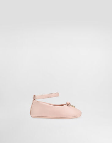 Dolce & Gabbana Ballerina aus Nappaleder Mehrfarbig DK0148A9345