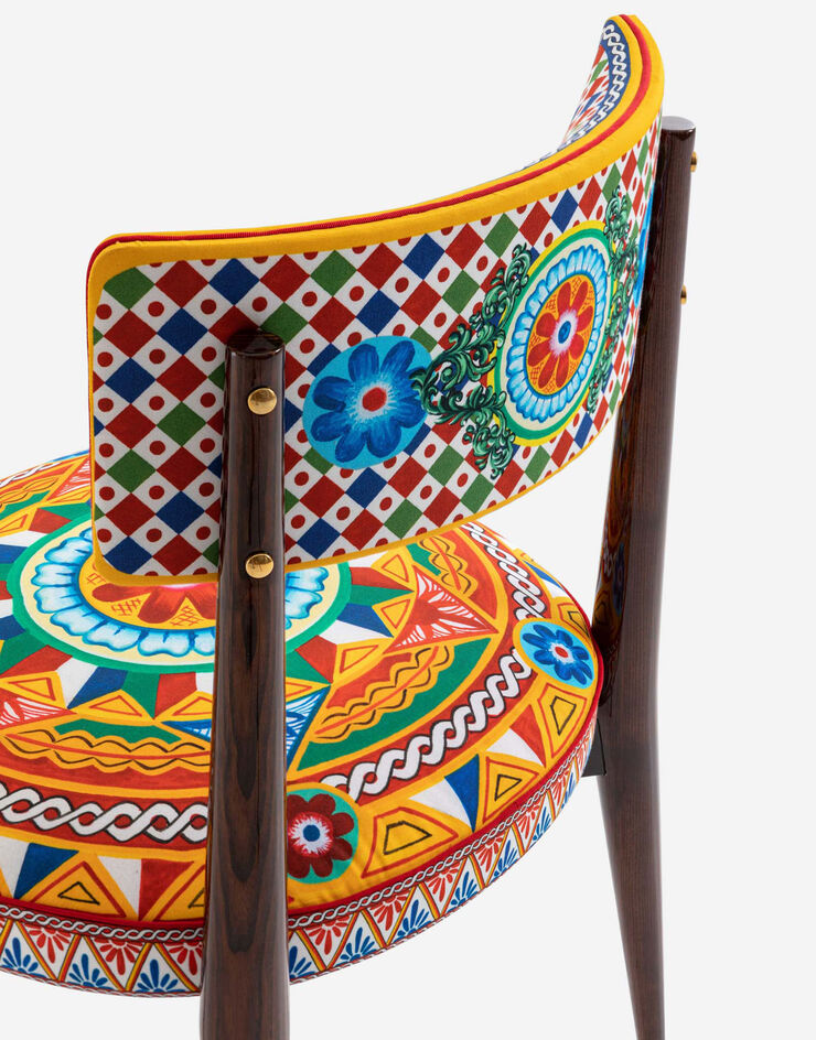 Dolce & Gabbana Gladiolo Chair Multicolor TAE041TEAA4