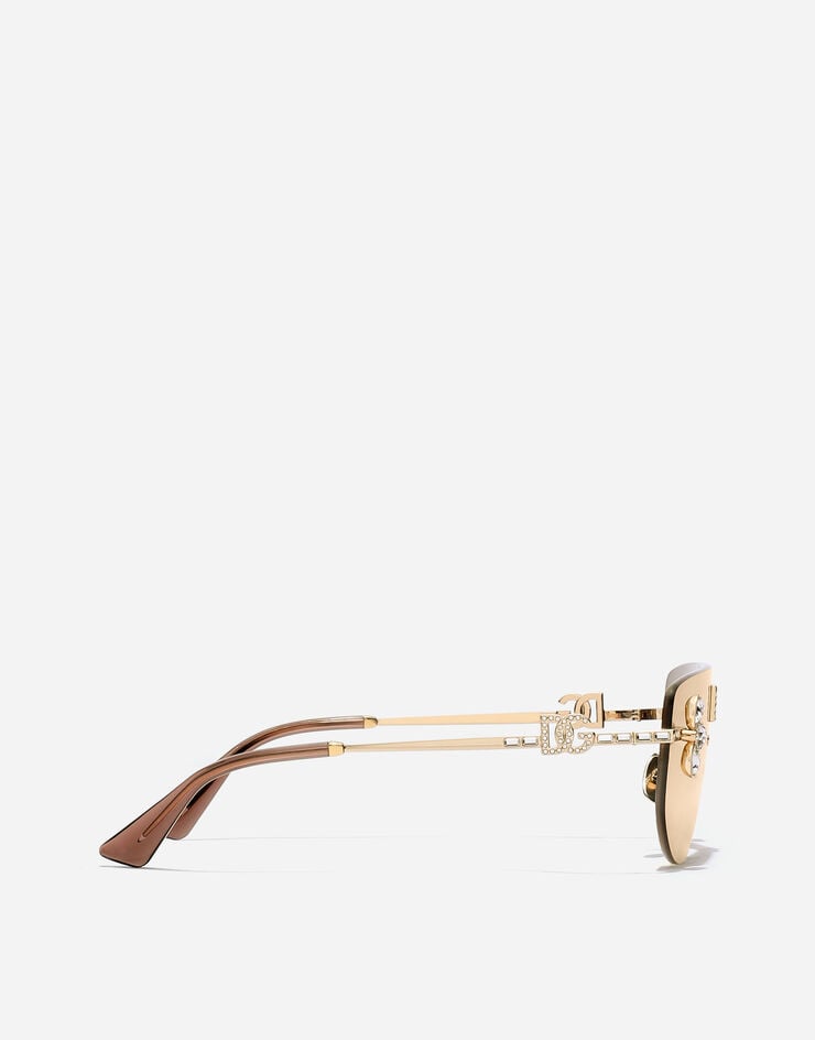 Dolce & Gabbana DG Crystals Sunglasses Gold VG2333VM203