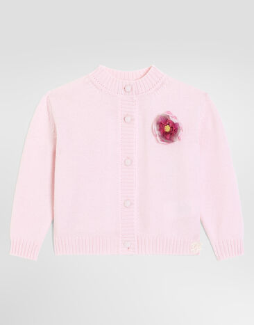 Dolce & Gabbana Virgin wool cardigan Pink L2KWNMJDVNG
