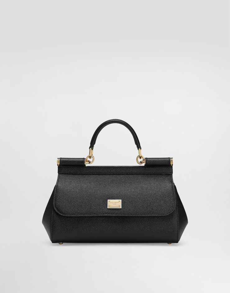 Dolce & Gabbana Sac à main Sicily moyen format Noir BB7652B1001