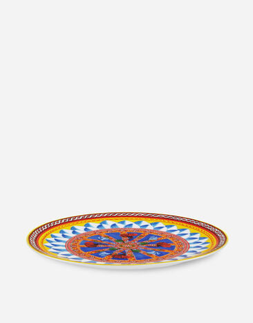 Dolce & Gabbana Plat de service en Porcelaine Multicolore TC0091TCA23