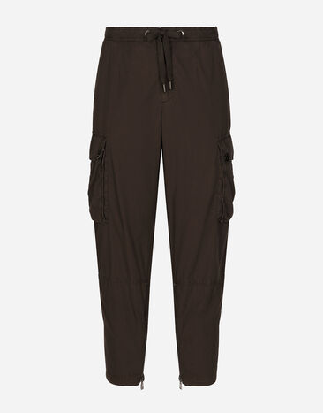 Dolce & Gabbana Pantalón cargo de popelina Marrón GP0C8TG8LE0
