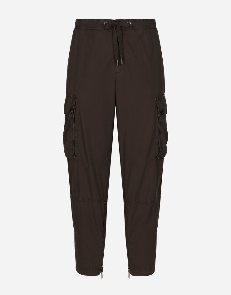 Dolce & Gabbana Poplin cargo pants Brown GP0C8TG8LE0