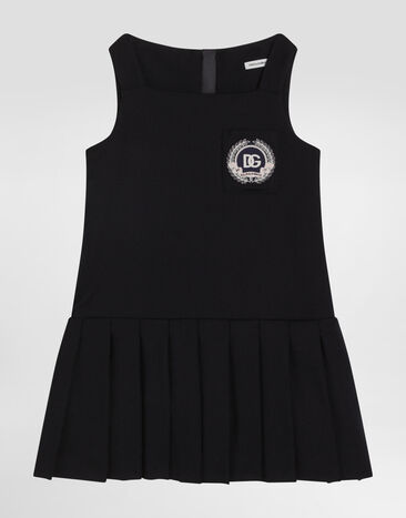 Dolce & Gabbana Wool canvas dress Blue L54DH0FU28G