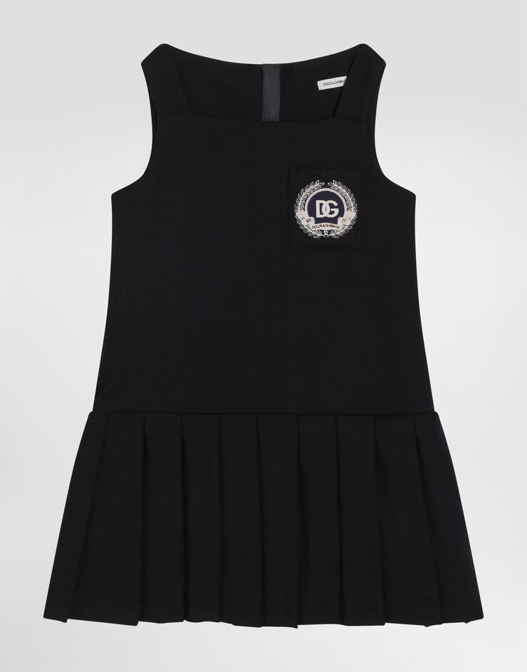 Dolce & Gabbana Wool canvas dress Blue L54DH0FU28G
