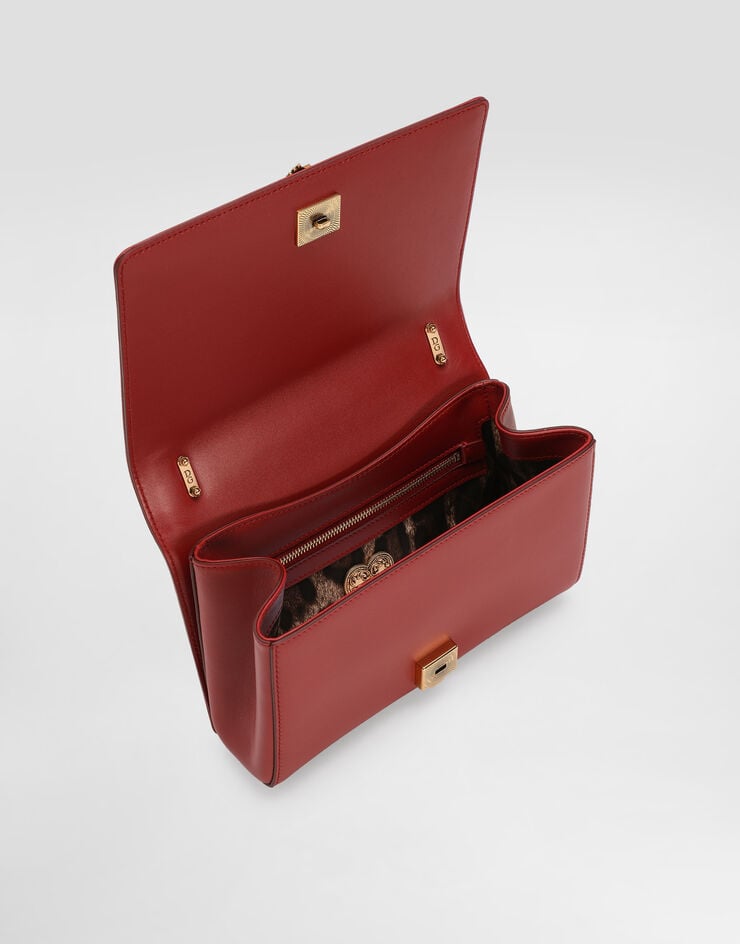 Dolce & Gabbana Medium Devotion bag in quilted nappa leather Red BB7158AW437
